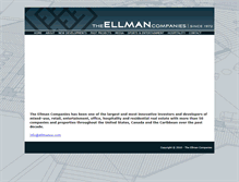 Tablet Screenshot of ellmanco.com